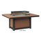 Berlin Gardens Donoma Standard Top 42" x 54" Rectangular Fire Pit