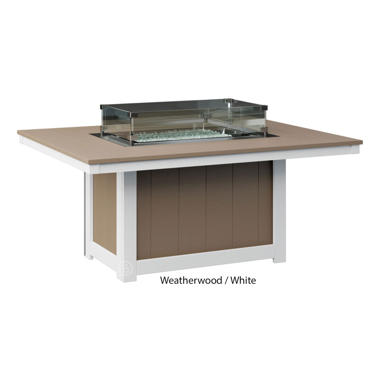 Berlin Gardens Donoma Standard Top 42" x 54" Rectangular Fire Pit