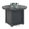 Berlin Gardens Donoma Standard Top 44" Round Fire Table Dining