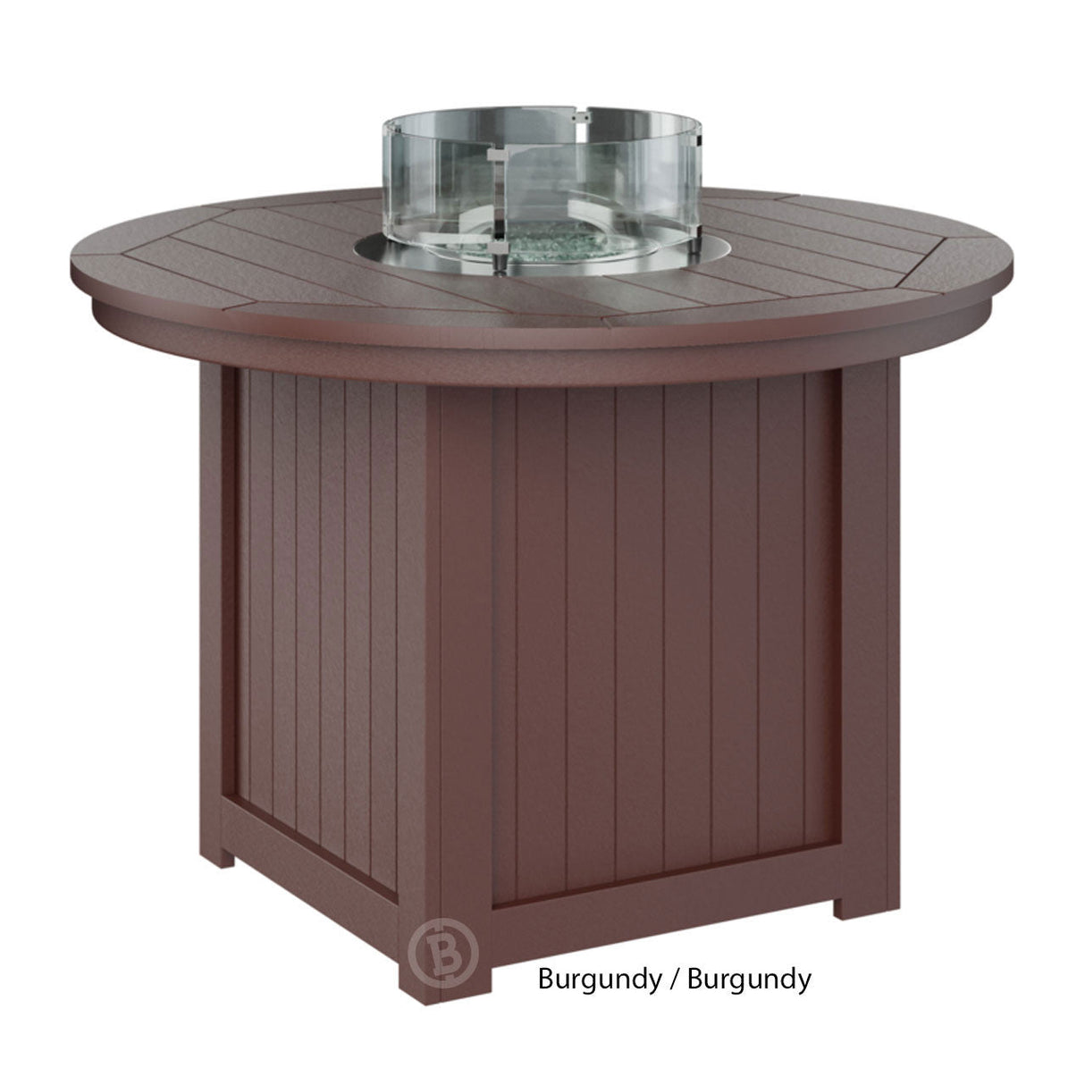 Berlin Gardens Donoma Standard Top 44" Round Fire Table Dining