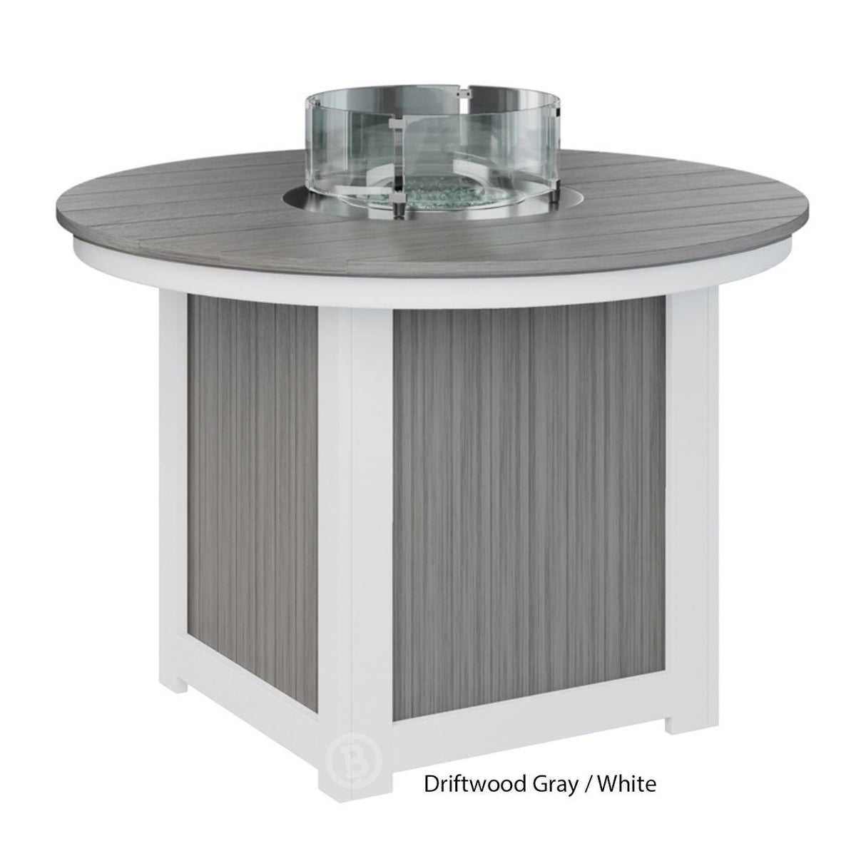 Berlin Gardens Donoma Standard Top 44" Round Fire Table Dining