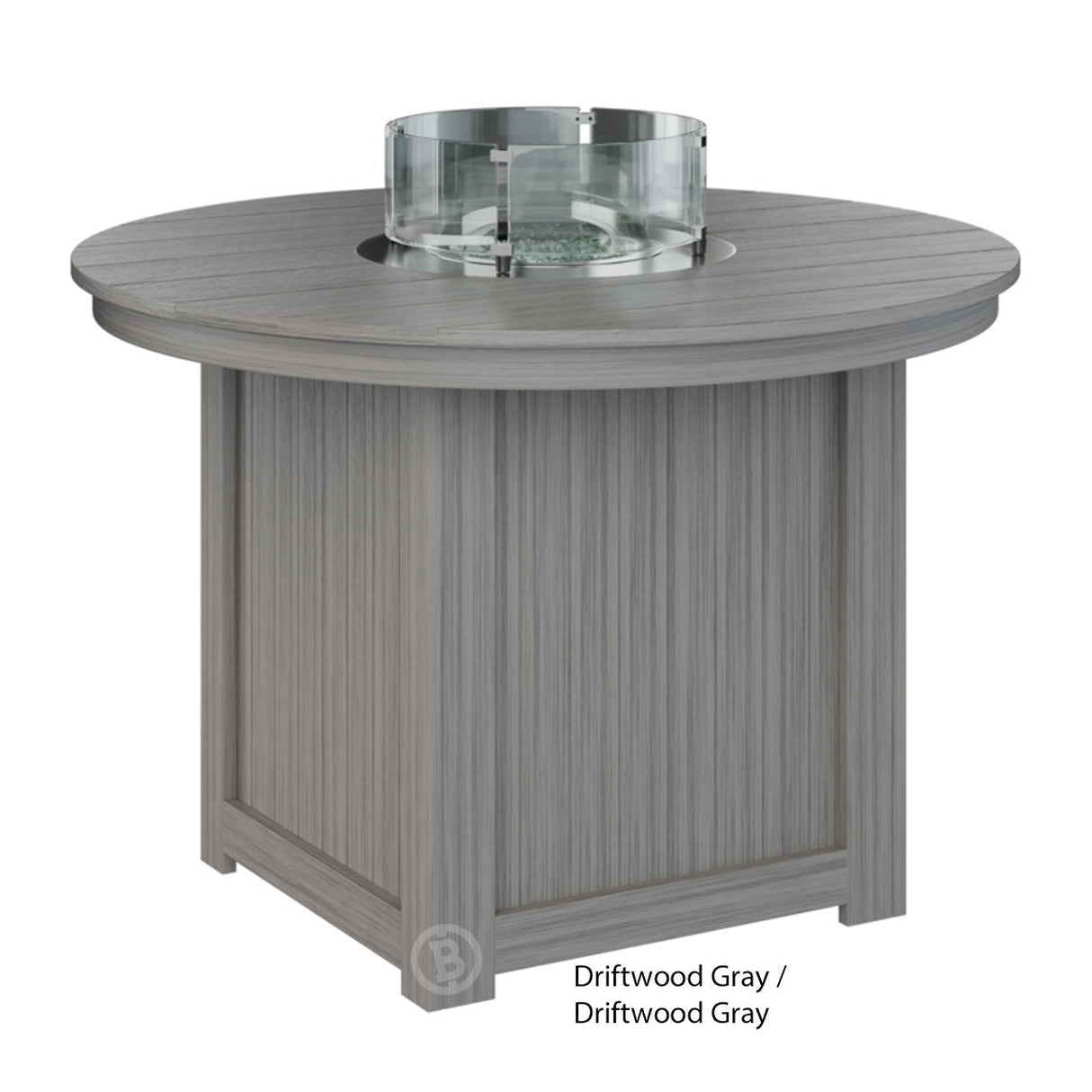 Berlin Gardens Donoma Standard Top 44" Round Fire Table Dining