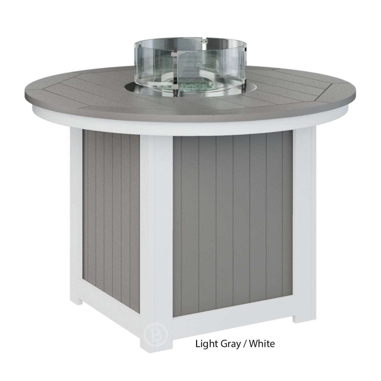 Berlin Gardens Donoma Standard Top 44" Round Fire Table Dining