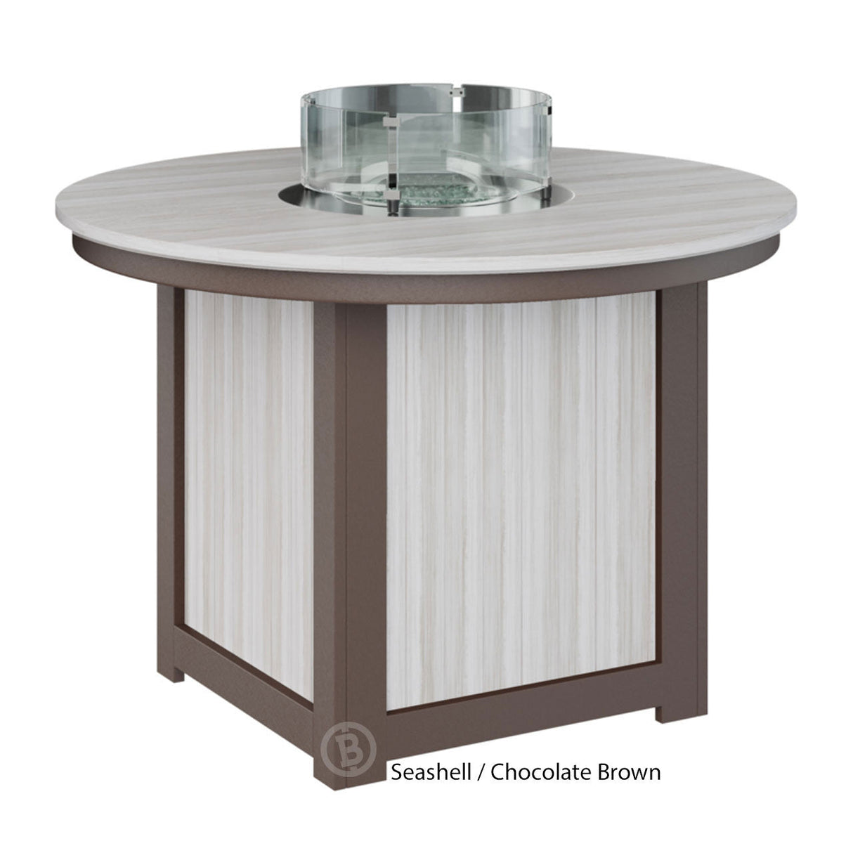 Berlin Gardens Donoma Standard Top 44" Round Fire Table Dining