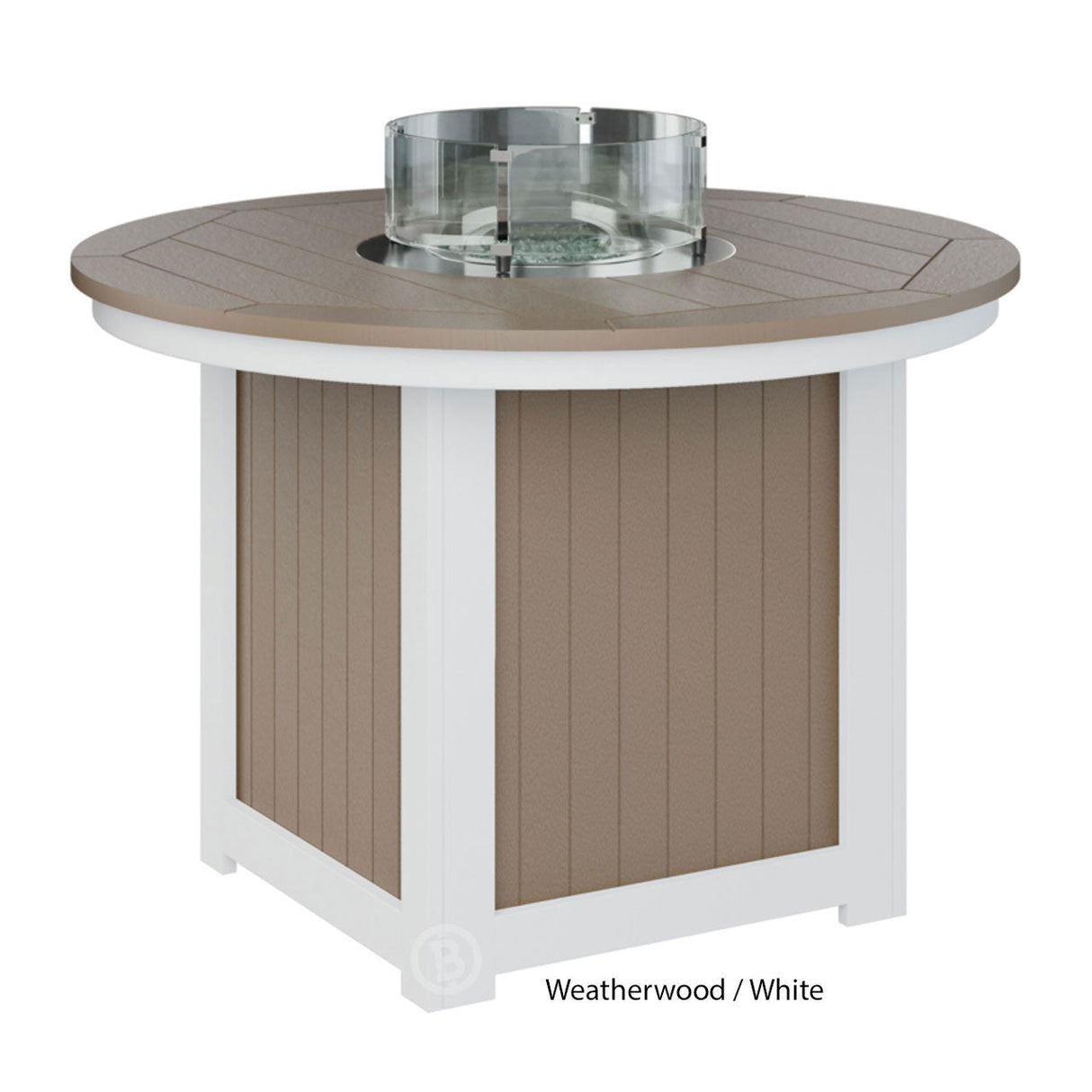 Berlin Gardens Donoma Standard Top 44" Round Fire Table Dining