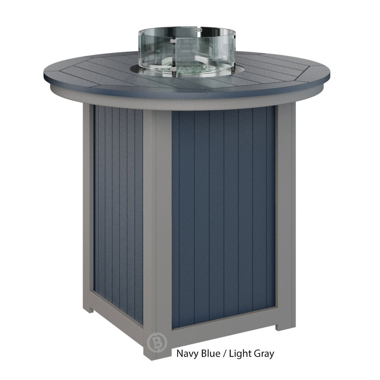 Berlin Gardens Donoma Standard Top 44" Round Fire Table Bar