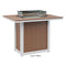 Berlin Gardens Donoma Standard Top 42" x 54" Rectangular Fire Table Bar