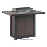 Berlin Gardens Donoma Standard Top 42" x 54" Rectangular Fire Table Bar