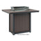 Berlin Gardens Donoma Standard Top 42" x 54" Rectangular Fire Table Bar