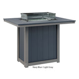 Berlin Gardens Donoma Standard Top 42" x 54" Rectangular Fire Table Bar