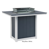 Berlin Gardens Donoma Standard Top 42" x 54" Rectangular Fire Table Bar