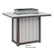 Berlin Gardens Donoma Standard Top 42" x 54" Rectangular Fire Table Bar