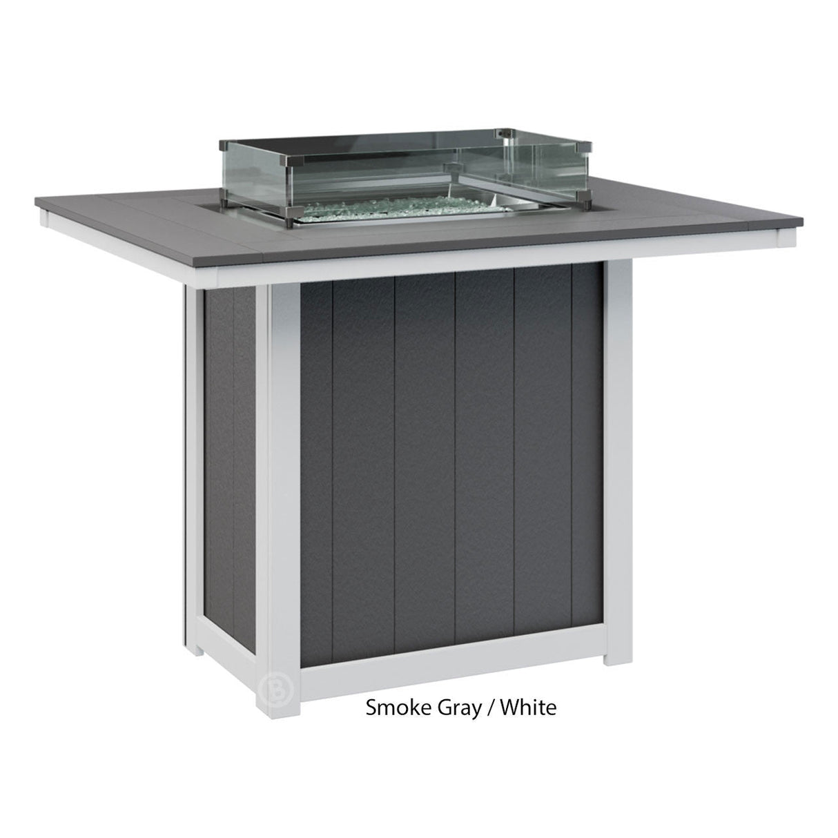 Berlin Gardens Donoma Standard Top 42" x 54" Rectangular Fire Table Bar