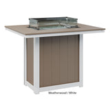 Berlin Gardens Donoma Standard Top 42" x 54" Rectangular Fire Table Bar