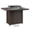Berlin Gardens Donoma Standard Top 42" x 54" Rectangular Fire Table Counter