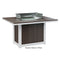 Berlin Gardens Donoma Standard Top 42" x 54" Rectangular Fire Table Dining