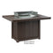 Berlin Gardens Donoma Standard Top 42" x 54" Rectangular Fire Table Dining