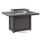 Berlin Gardens Donoma Standard Top 42" x 54" Rectangular Fire Table Dining