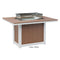 Berlin Gardens Donoma Standard Top 42" x 54" Rectangular Fire Table Dining