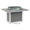 Berlin Gardens Donoma Standard Top 42" x 54" Rectangular Fire Table Dining