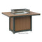 Berlin Gardens Donoma Standard Top 42" x 54" Rectangular Fire Table Dining