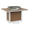 Berlin Gardens Donoma Standard Top 42" x 54" Rectangular Fire Table Dining