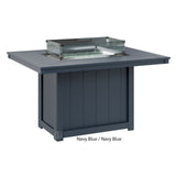 Berlin Gardens Donoma Standard Top 42" x 54" Rectangular Fire Table Dining