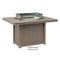 Berlin Gardens Donoma Standard Top 42" x 54" Rectangular Fire Table Dining