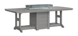 Berlin Gardens Garden Classic Standard Top 44" x 96" Rectangular Fire Counter Table