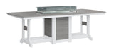Berlin Gardens Garden Classic Standard Top 44" x 96" Rectangular Fire Bar Table