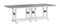 Berlin Gardens Garden Classic Standard Top 44" x 96" Rectangular Bar Table