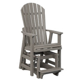 Berlin Gardens Comfo-Back Single Counter Glider with Allochrome Brackets