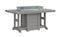 Berlin Gardens Garden Classic Standard Top 44" x 72" Rectangular Fire Bar Table
