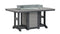 Berlin Gardens Garden Classic Standard Top 44" x 72" Rectangular Fire Bar Table