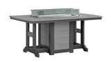 Berlin Gardens Garden Classic Standard Top 44" x 72" Rectangular Fire Counter Table