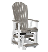 Berlin Gardens Comfo-Back Single Counter Glider with Allochrome Brackets