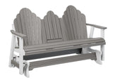 Berlin Gardens Cozi-Back Three Seat Glider w/Console Allochrome Brackets