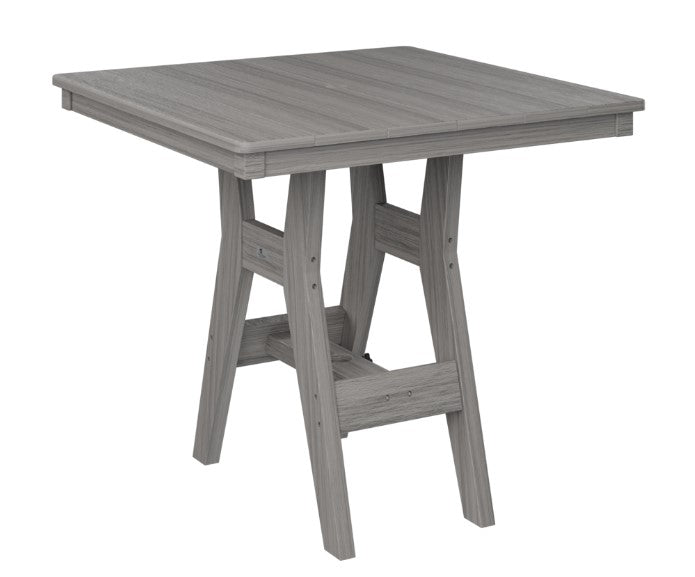 Berlin Gardens Harbor Bar Tables Standard Top 33" Square Bar Table