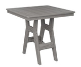 Berlin Gardens Harbor Bar Tables Standard Top 33" Square Bar Table