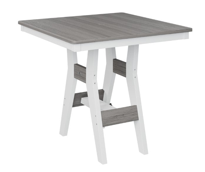Berlin Gardens Harbor Counter Tables Standard Top 33" Square Counter Table