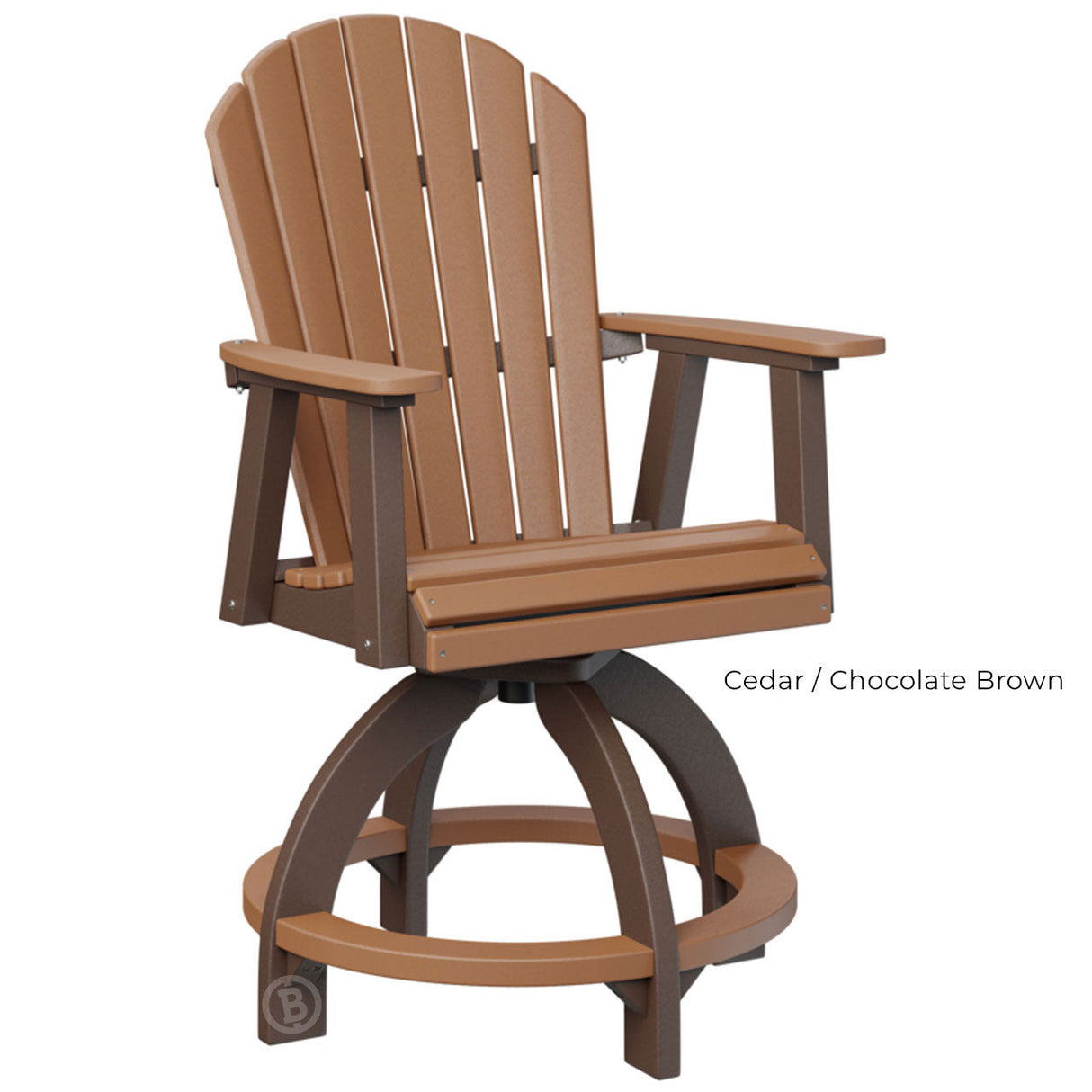 Berlin Gardens Comfo-Back Swivel Counter Chair