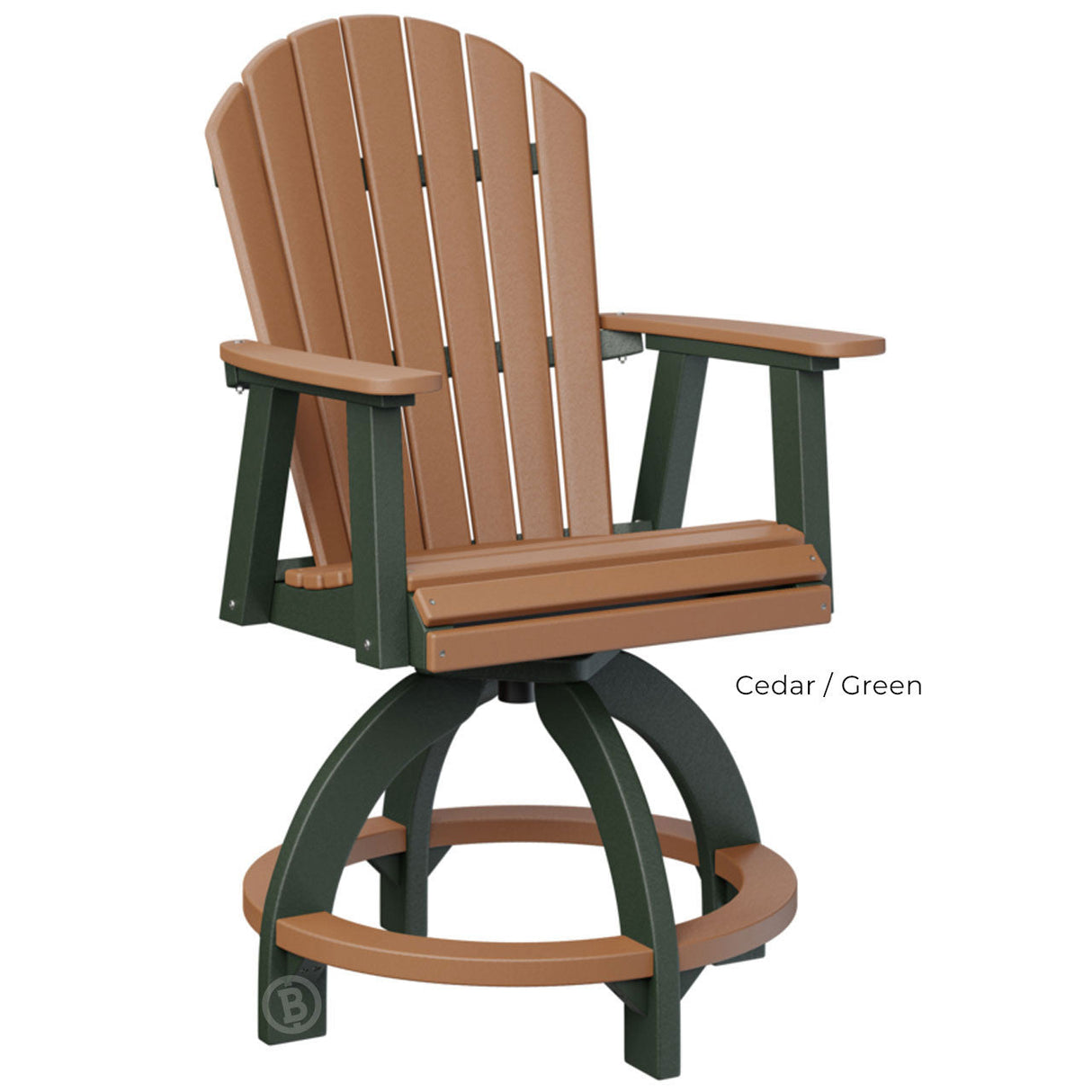 Berlin Gardens Comfo-Back Swivel Counter Chair