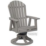 Berlin Gardens Comfo-Back Swivel Rocker Dining Chair