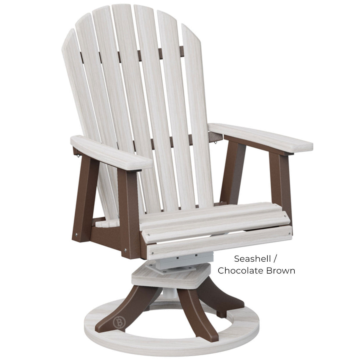 Berlin Gardens Comfo-Back Swivel Rocker Dining Chair