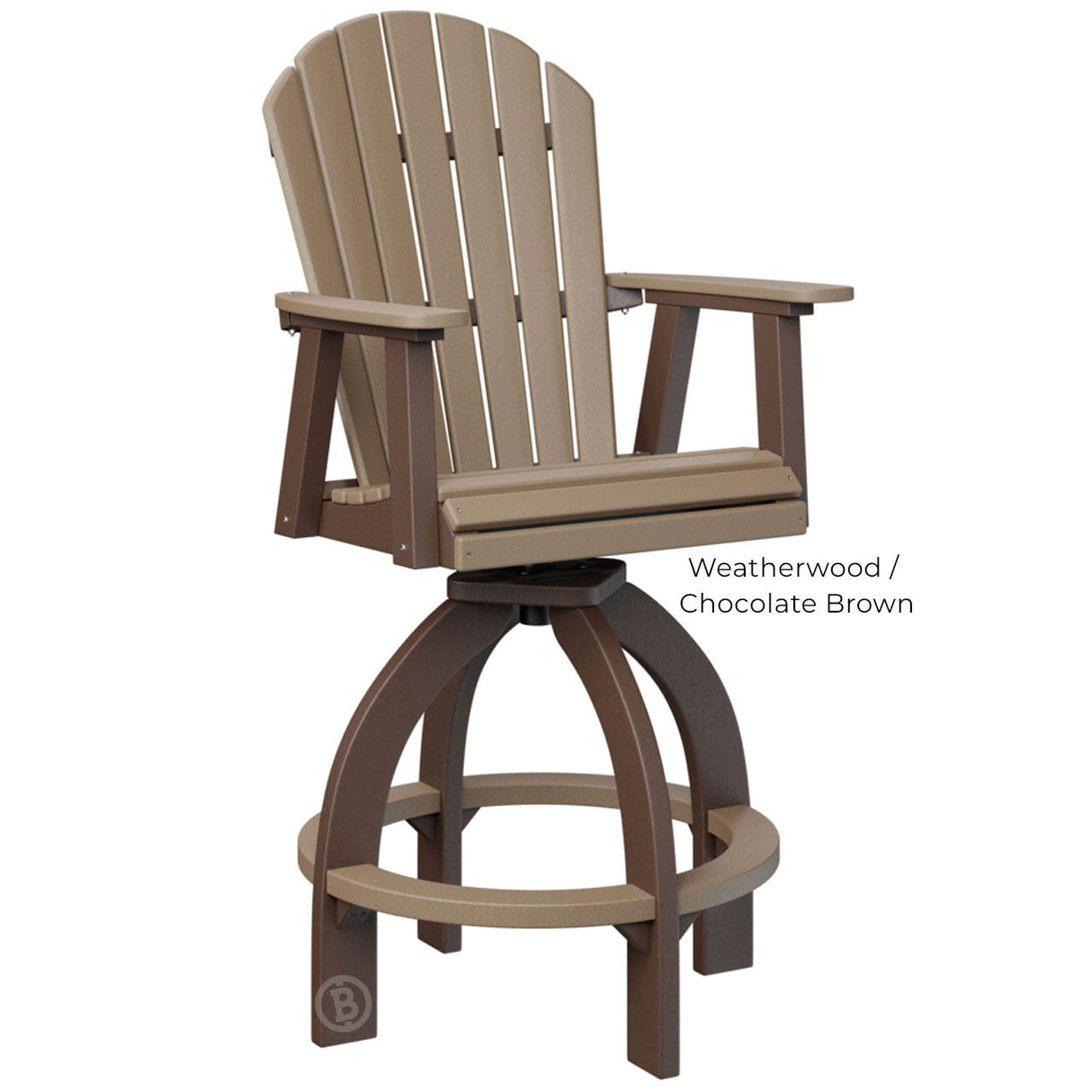 Berlin Gardens Comfo-Back Swivel 30" Bar XT Chair