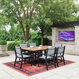 FREE 75” LED 4K Smart TV With Purchase Of Berlin Gardens 7 Piece Garden Classic Mayhew Dining Collection