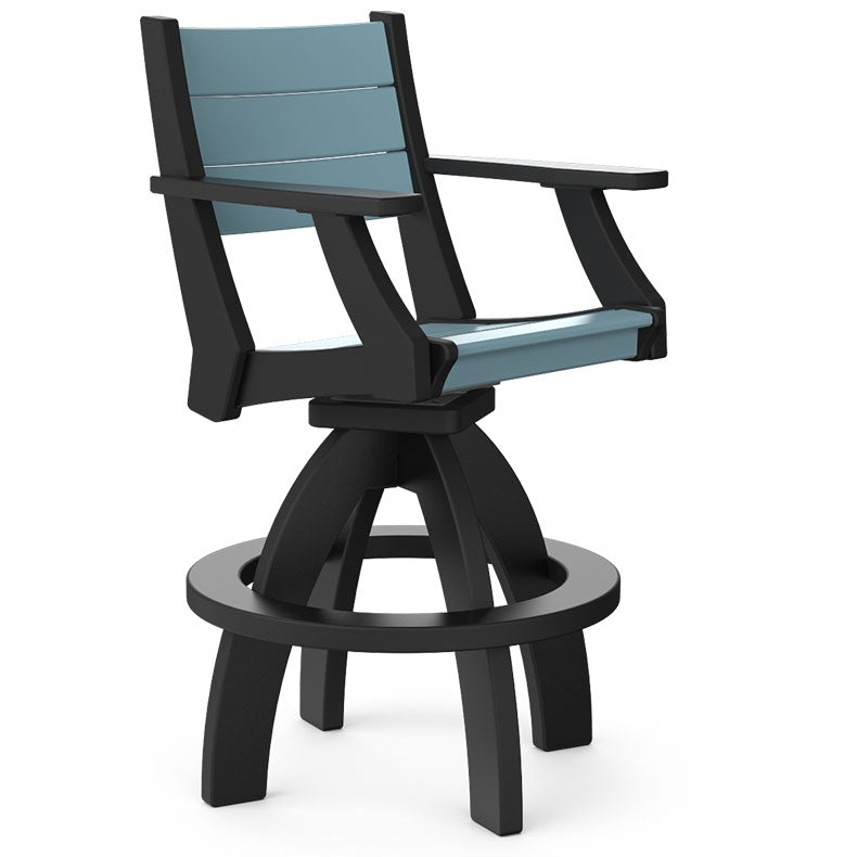 Beaver Dam Farmhouse Swivel Bar Chair