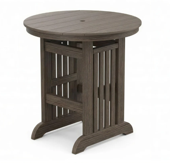 Beaver Dam Farmhouse 44" Round Mission Counter Table