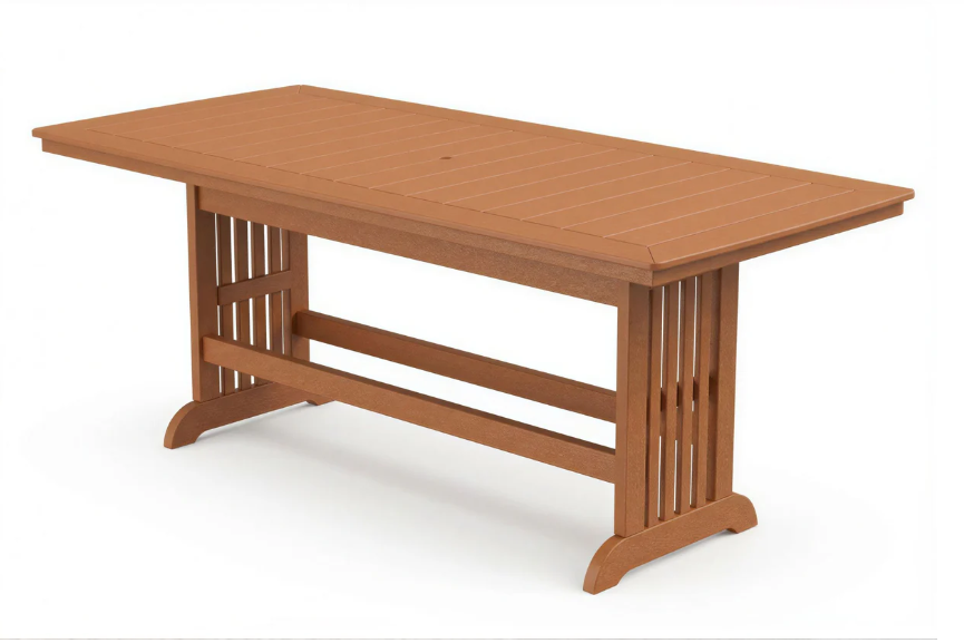 Beaver Dam Farmhouse 45"x45" Mission Bar Table