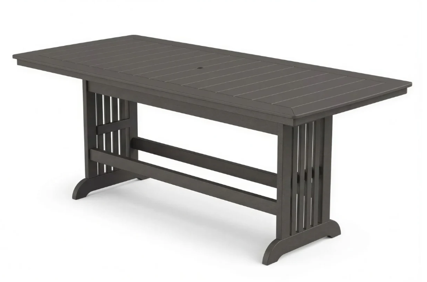 Beaver Dam Farmhouse 36"x36" Mission Bar Table